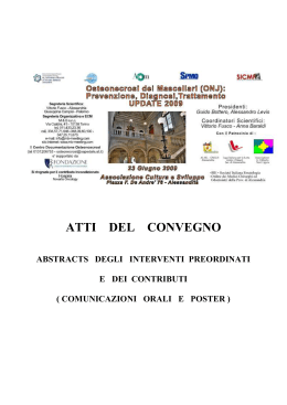Libretto abstract - Rete Oncologica Piemonte