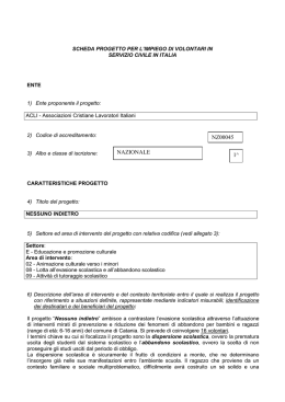 Nessuno indietro - Acli Provincia di Catania