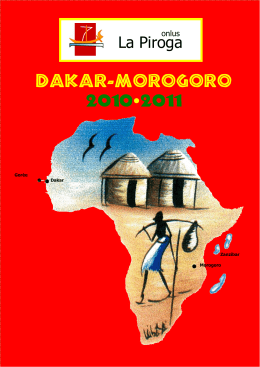 LIBRETTO COMPLETO Dakar-morogoro