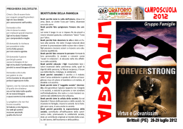 Libretto Liturgia Camposcuola GVS+Virtus+Famiglie 2012