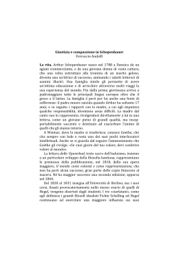 Schopenhauer per libretto Diabasis
