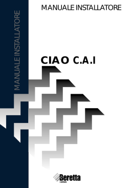 Manuale Installatore Ciao Cai - Magic