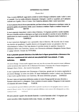 Ciao, io sono MERLIN: oggi siamo andati al centro Essagi e