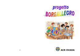 Progetto Borgallegro - Parrocchia di NS Assunta