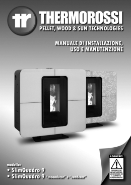 Manuale d`installazione, uso e manutenzione