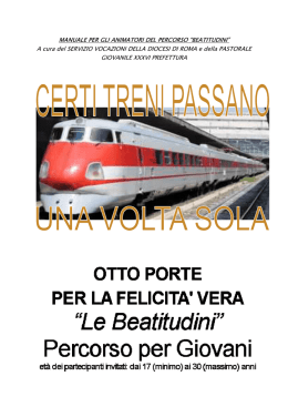 manuale beatitudini