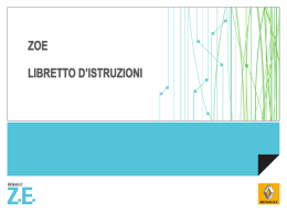 zoe libretto d`istruzioni