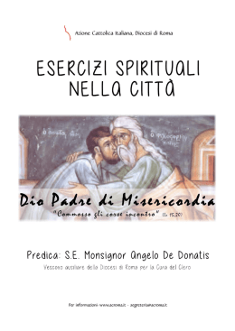 Dio Padre di Misericordia - AC Istituto Maria Immacolata