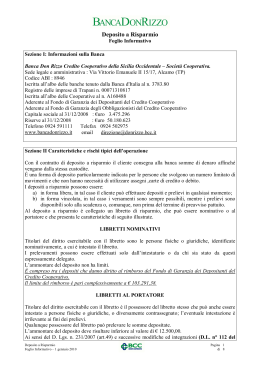 Deposito a Risparmio