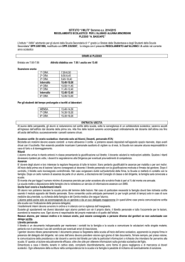 Regolamento Scuola Secondaria I gr. A. Bascap&egrave;
