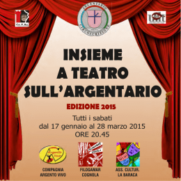 Libretto 2015.cdr - Filodrammatica La Baraca