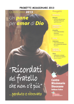 Libretto Progetti PAD 2013