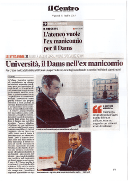 L`ateneo vuole - Università degli Studi di Teramo