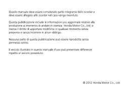 Sicurezza dello scooter