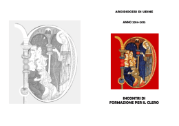 Libretto formazione del clero 2014-2015