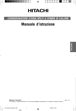 Manuale d`istruzione