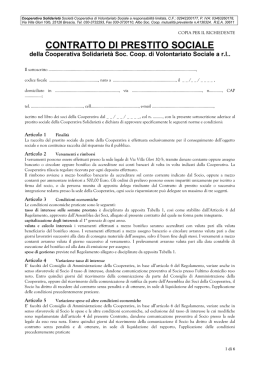 Contratto di prestito