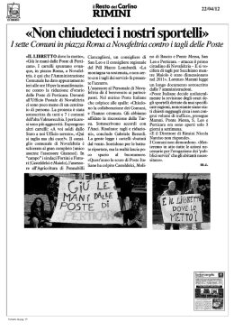 vai all` articolo - Provincia di Rimini