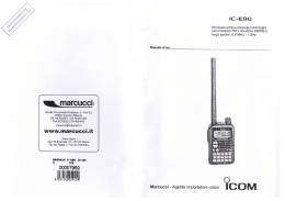 ICOM - IC-E90 Manuale d`uso