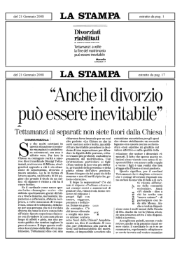 Anche il divorzio può essere evitato