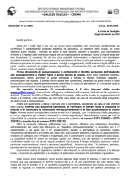 lettera x genitori e studenti classi prime