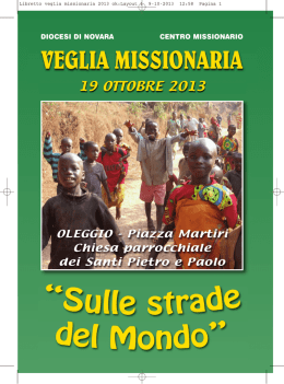 &ldquo;Sulle strade del Mondo&rdquo; - Centro Missionario Diocesano