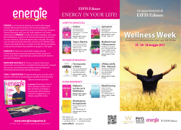 Wellness Week - EIFIS Editore
