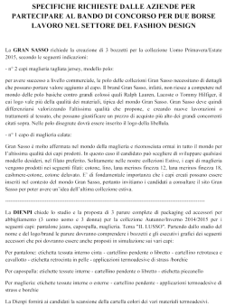 specifiche richieste dalle aziende per partecipare al