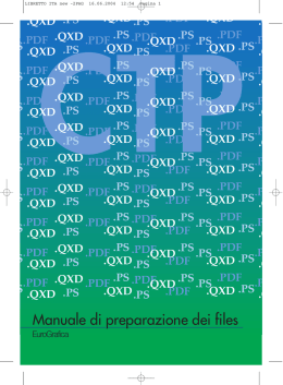 Manuale di preparazione dei files
