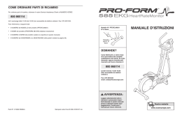 MANUALE D`ISTRUZIONI