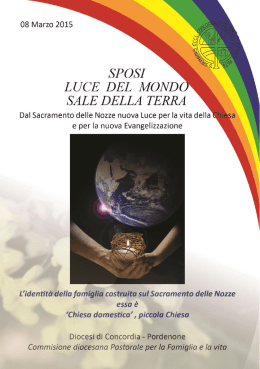 sposi luce del mondo - Diocesi di Concordia