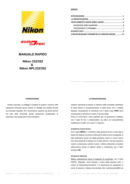MANUALE RAPIDO Nikon 332/352 & Nikon NPL332/352