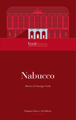 Nabucco x scuole - Teatro Verdi Trieste