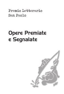 Libretto delle Opere - Premio Letterario San Paolo Treviso