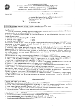 Carlotta Aschieri " Vin Il«fara - Istituto Comprensivo di S.Pietro in
