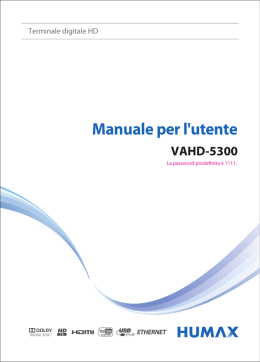 Manuale per l`utente