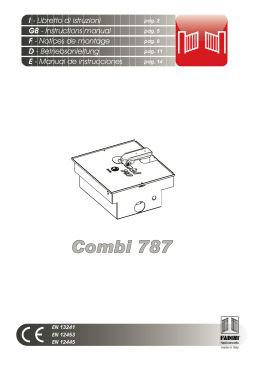 Libretto d`istruzioni Combi 787 I-GB-F-D-E.FH11