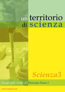 un territorio di scienza