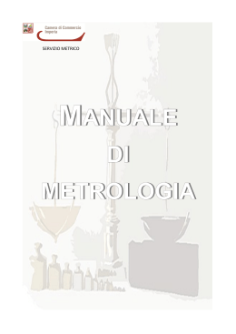 manuale di metrologia - Camera di Commercio di Imperia