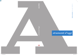 strumenti d`oggi