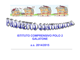 ISTITUTO COMPRENSIVO POLO 2 GALATONE a.s. 2014/2015