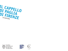 il cappello di paglia di firenze