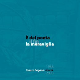 In ricordo dell`artista scarica qui la pubblicazione