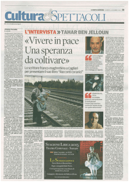 Nuova Sardegna - Leggendo Metropolitano