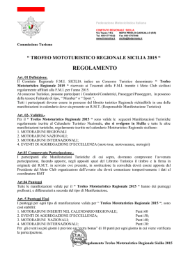 regolamento - Fmi Comitato Regionale Sicilia