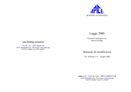 LEGGO2000 Manuale Istruz