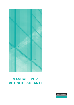 manuale per vetrate isolanti