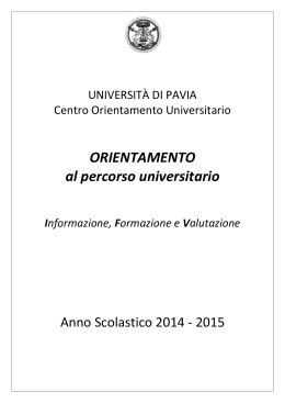libretto Attività 2014_15 - Liceo "G. Galilei" e sez. classica "S. Grattoni"