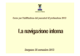 Navigazione interna - Provincia di Bergamo