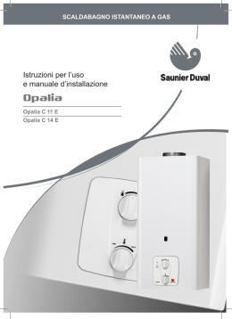 Istruzioni per l`uso e manuale d`installazione